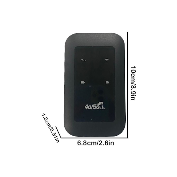 Bärbar 4G LTE Wifi Router för Höghastighetsbredband onthego EU гη ыρ *✨ B6Y Y9T1 white EU