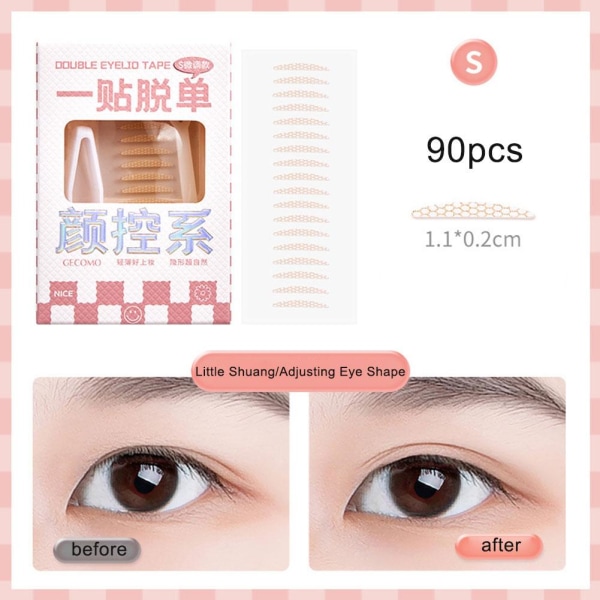 Vattentäta Eye Lift Strips Mesh Type Invisible Eye Stickers Invi skin toneA S