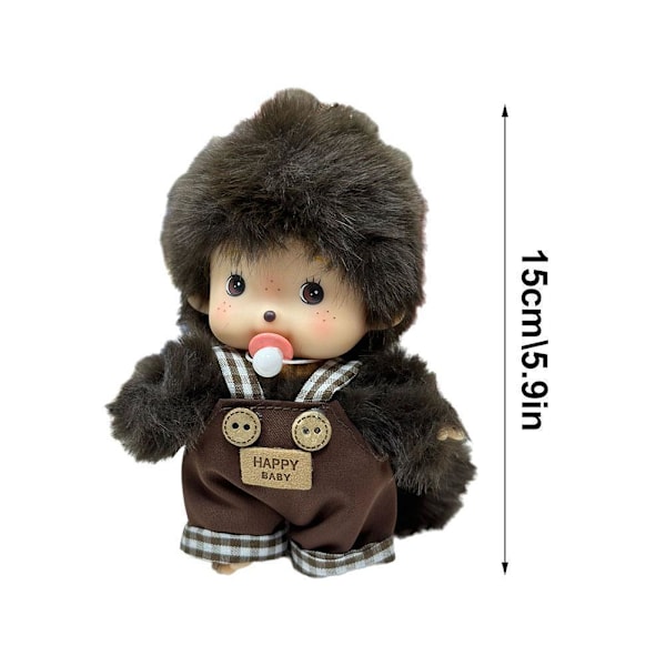 15 cm Plyschdocka Förskola Liten Gul Hatt Röda Barnpresenter Flickleksaker Docka Par Hatt J9U5 colorul rabbit 15cm