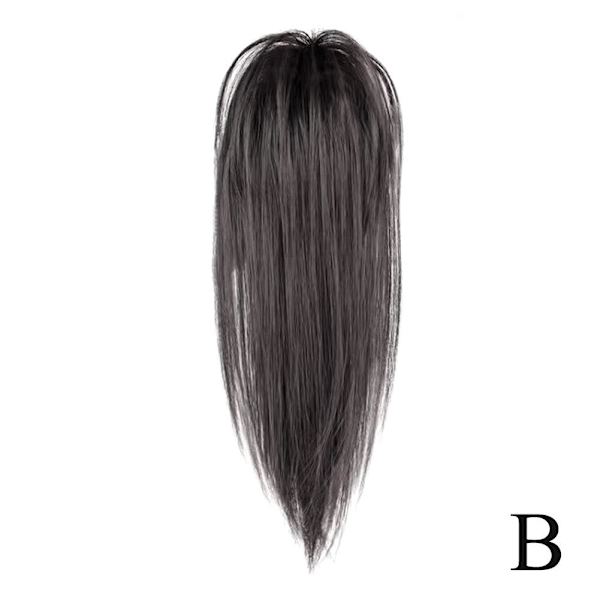 Hårknut för kvinnor, klämma, rak hästsvansperuk' U9L2 A9O1 blackbrown 1pcs