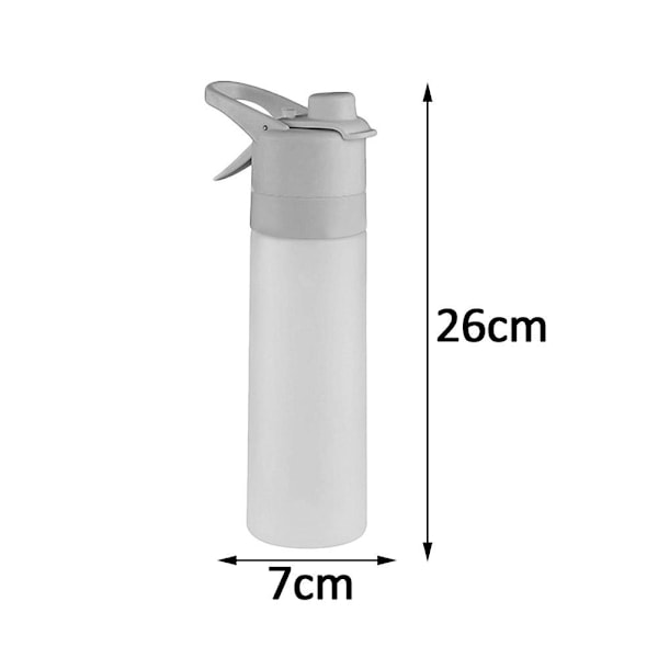 650ml Vattenflaska med Spray för Barn Flickor Stor Kapacitet green 650ml