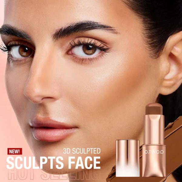 O.TWO.O Bronzer Stick Krämig Silkeslen Textur Naturligt Långvarig HD Formande Kontur Stick Ansiktsmakeup 03 MOCHA one-size 