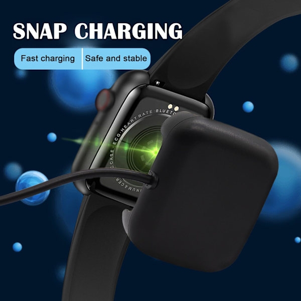 Smart Watch Magnetisk Laddare Smartwatch Laddningskabel USB Laddningsbar Adaptng-