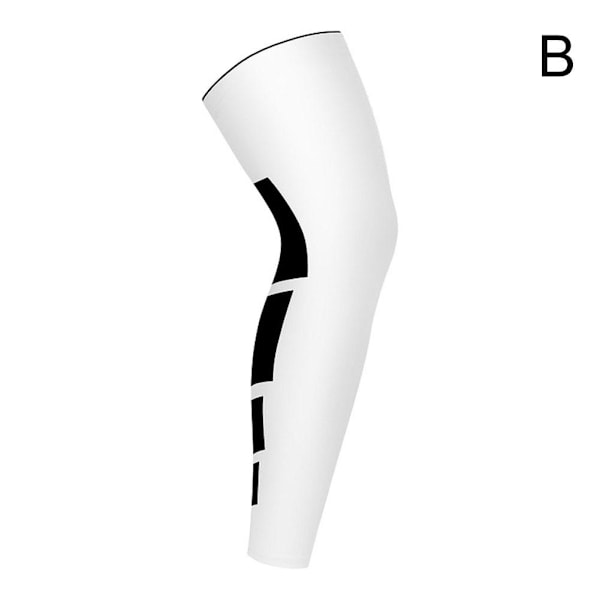 Knäskydd Kompression Långt Fullt Benärm Gym Sport⌒ R white L(1pc)