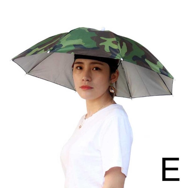 【24 alternativ】Huvudparaply Utomhus Fiskeparaplyhatt Stor Hatt camouflage One-size