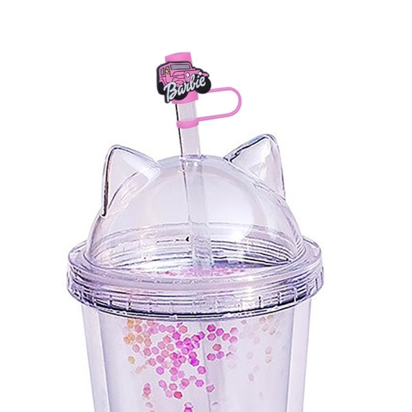 Barbie Söt Mode Halmhatt PVC Tillbehör Miljöskydd 4 1pc