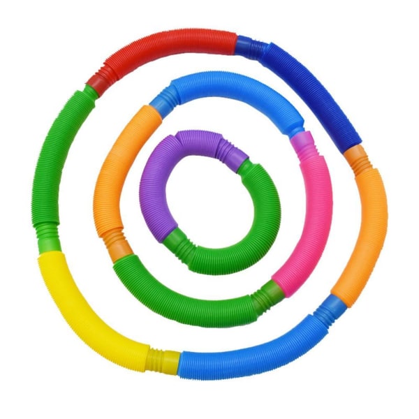 DIY Pop Tube Teleskopbälg Sensory Fidget Toy Children Deco green 19
