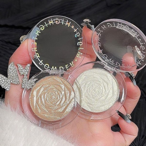 Diamant Highlighting Och Contouring Allt-I-Ett Skiva Naturligt Glitter Ljusare Modifiering P2M5 02 # Crystal Diamond 2.8g