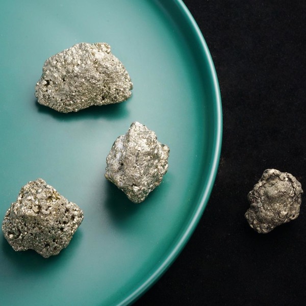 Pyrit -Kristallcluster Heilung Kristall Narren Gold Grad Reikizd