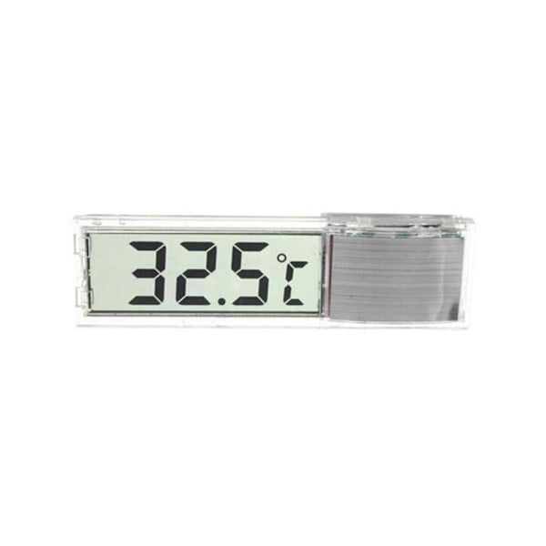 Digital akvarietermometer fisk reptil tank temperatur HET Z silver One-size