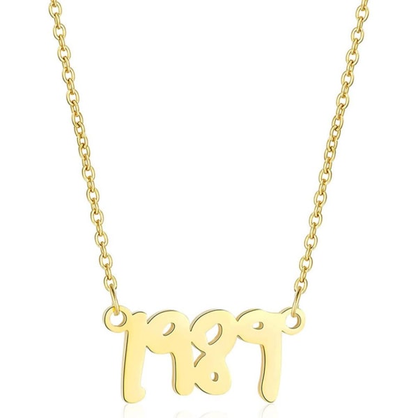 1989 Reputation Lover Halsband inspirerade Fearless Lover Neckl Reputation Gold