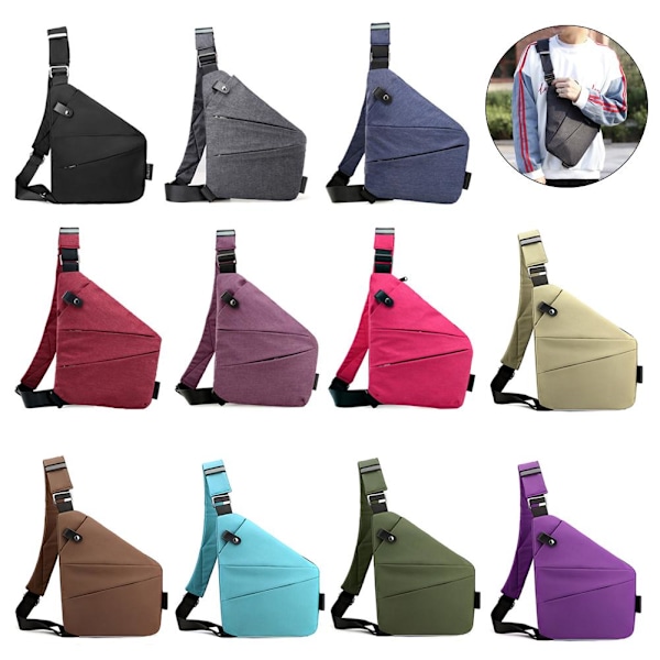 Wander Plus Anti-Stöld Reseväska, Wander Plus Cross Body Reseväska black 31*20*23*1.5cm