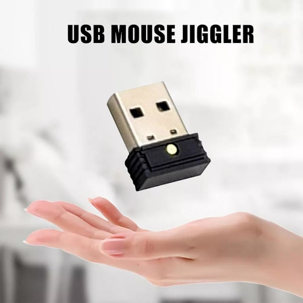 1 st USB-musjiggler, Oupptäckbar automatisk datorrörelse, Håll datorn aktiv, Simulera mus K7Q1