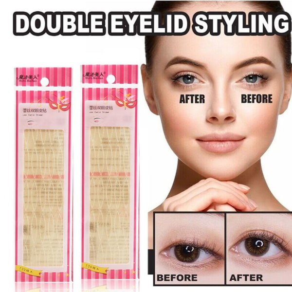 Självhäftande osynlig spets Dubbel ögonlockslapp Eye Sticker Makeup W olives 5pcs