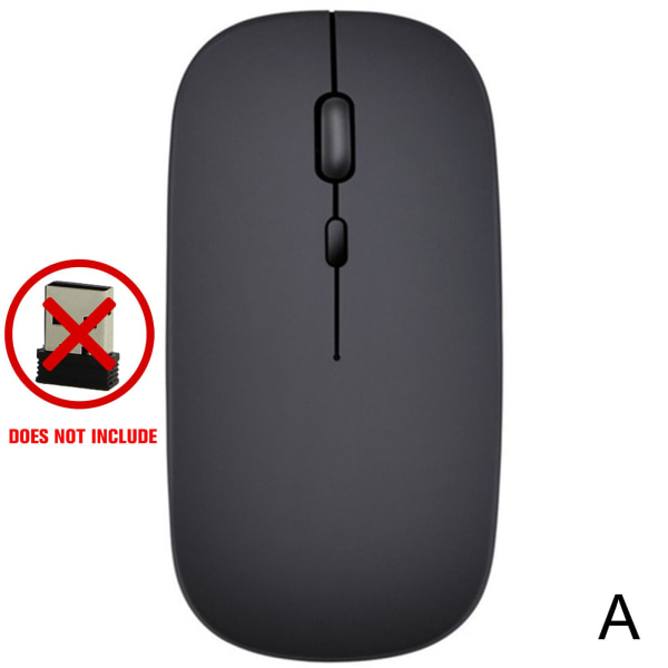CZQIKEDA Bluetooth trådlös mus, batteridriven slimmad ergonomisk black One-size