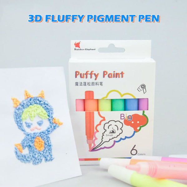 EIRZNGXQ Magic Popcorn Pen, DIY Bubble Popcorn Ritpennor, Pri bubble penA 6pcs/box