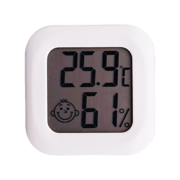 Digital LCD inomhus Hygrometer Termometer Fuktighetsmätare Rum хф ъ[