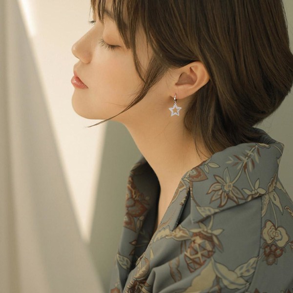 Star Earrings Mode Tremella Örhängen Presenter för kvinnor Gift Hol