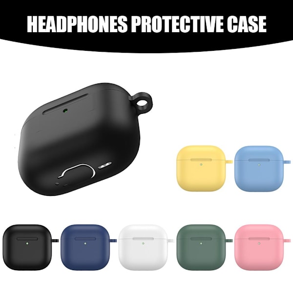 för AirPods4 Skyddsfodral Enfärgat skyddsfodral i ett stycke Silikon från H0H3 green for airpods 4