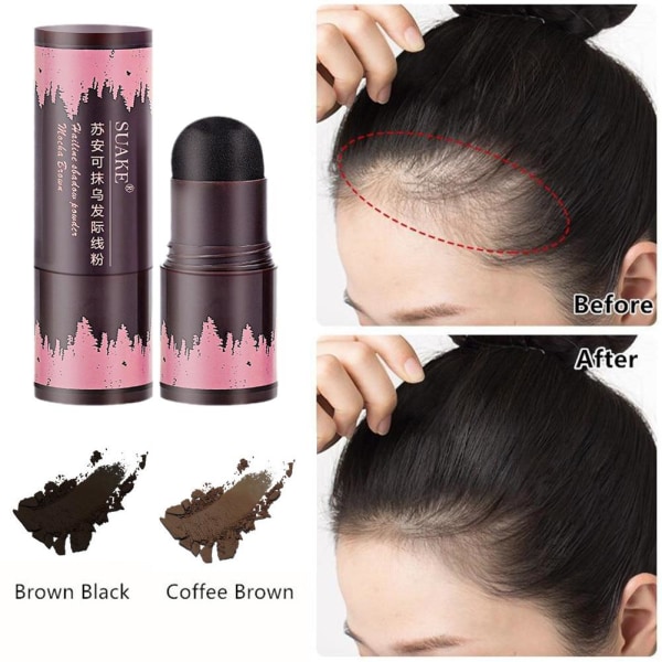 Hairline Powder Pannan Shadow Powder Hair Concealer Root Cover Mocha Brown 30g