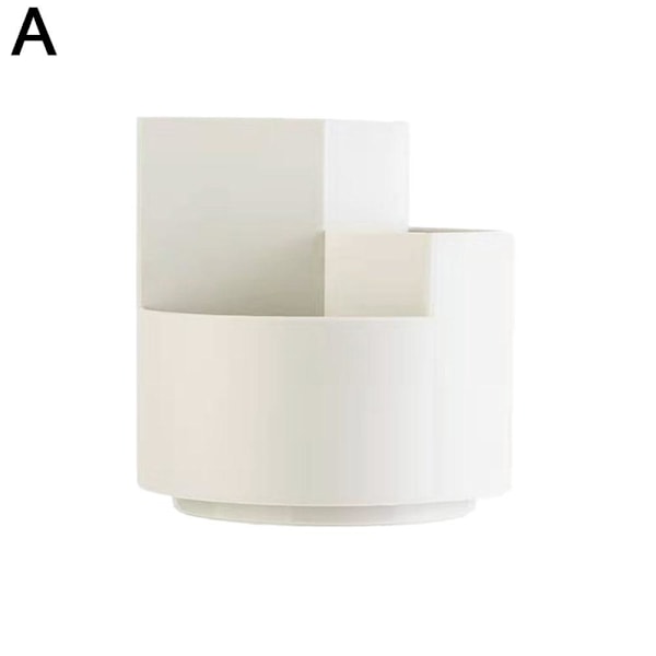 Sminkborste Organizer Kosmetikväska Förvaringslåda Läppstift Borste  white 1pcs