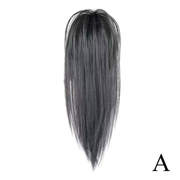 Hårknut för kvinnor, klämma, rak hästsvansperuk' U9L2 A9O1 blackbrown 1pcs