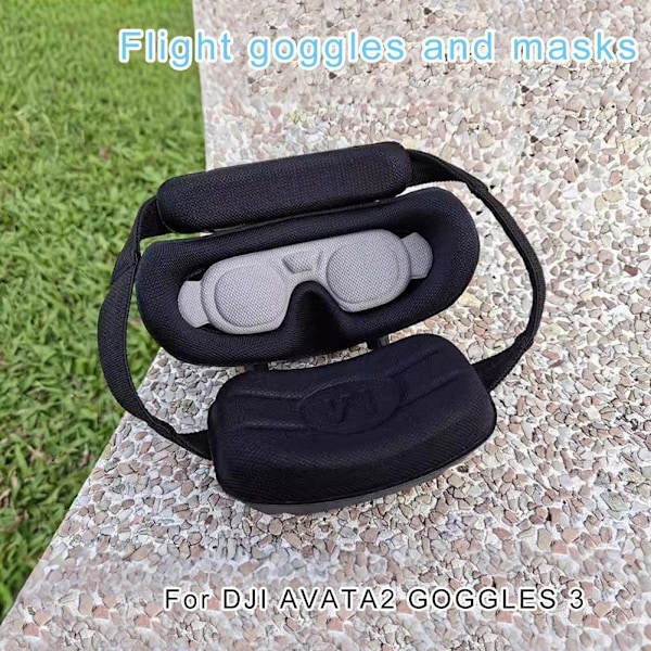 Flygglasögon och Masker För D JI AVATA2 GOGGLES 3^ F4Z9 Q1D5 Black suit For DJI AVATA2 GOGGLES 3