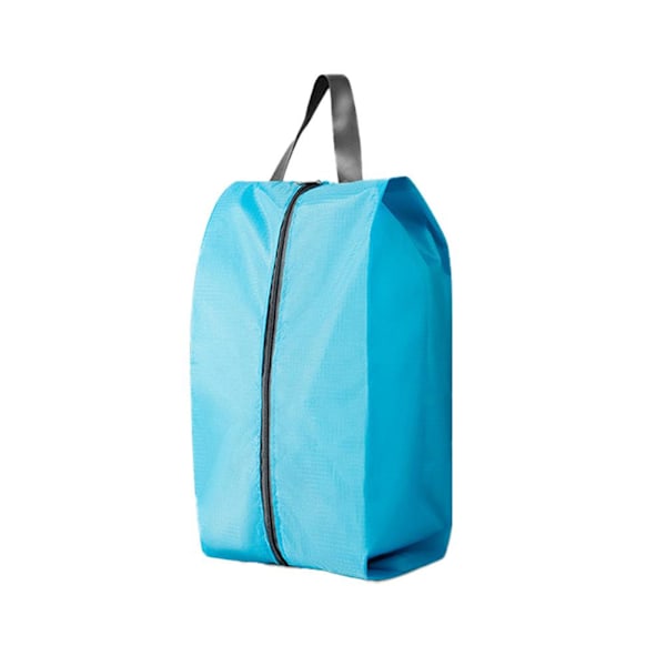 Bärbar Resväska Zip-Pouch Förvaring Skobag Vattentät Förvaring  blue 1pcs