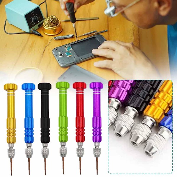 5-i-1 Pentalobe-skruvmejsel Precision Tool för iPhone DE Mobile red 1pcs