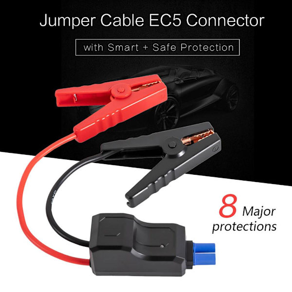 Startkabel EC 5 Kontakt Alligatorklämma Booster Batteri Bil Jump Starter G6