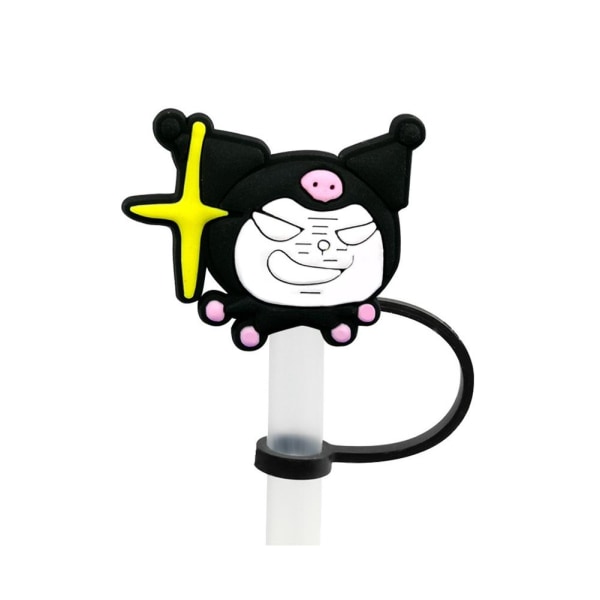 Kuromi Halmhylsa Cap Silikondammplugg Söt animedel 1709-19 one-size