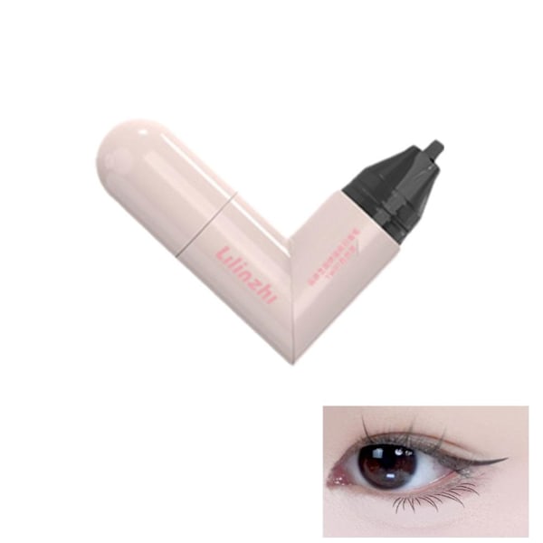 Roterande Eyeliner Stämpel Penna Vattentät Långvarig Kosmetisk Eyeliner Dubbelsidig Stämpel M3d8 01 # Natural Black, 2.1ml