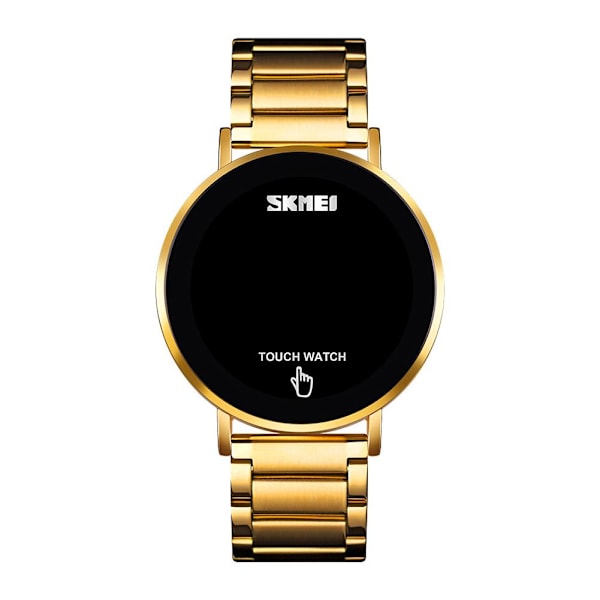Skmei 1550 LED-klocka Enkel Modeklocka Stålband Digital Black One size