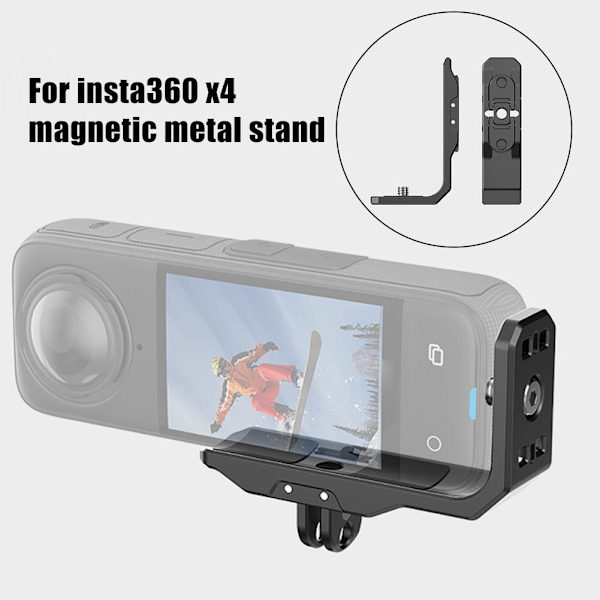 För Insta360 X4/X3 Metall Horisontellt Fotograferingsstativ;  ι J1I4