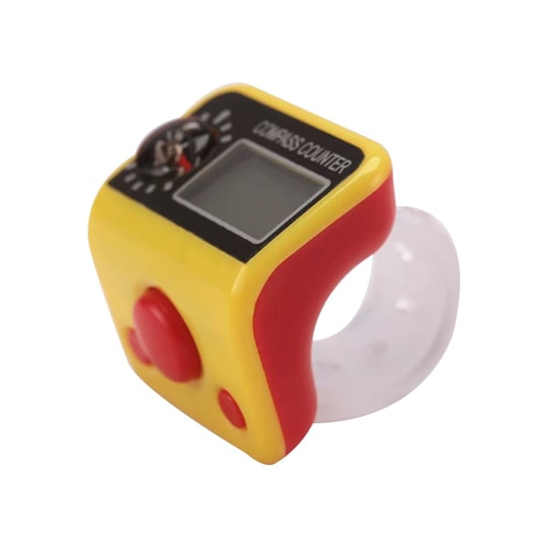 Digital Elektronisk Räknare Dhikr / Tasbih / Tasbi / Tasbee Räknare -N E6L1 Yellow One size