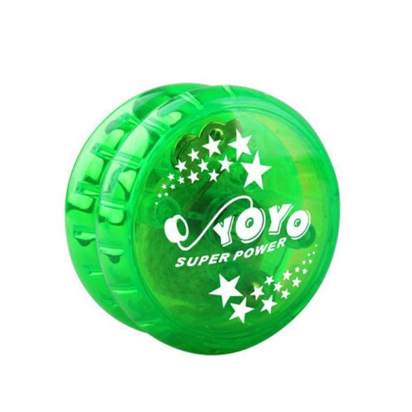 Kreativ LED YOYO Ball Yo-yo Glow Fancy Swirl Yo Yo Toy yellow one-size