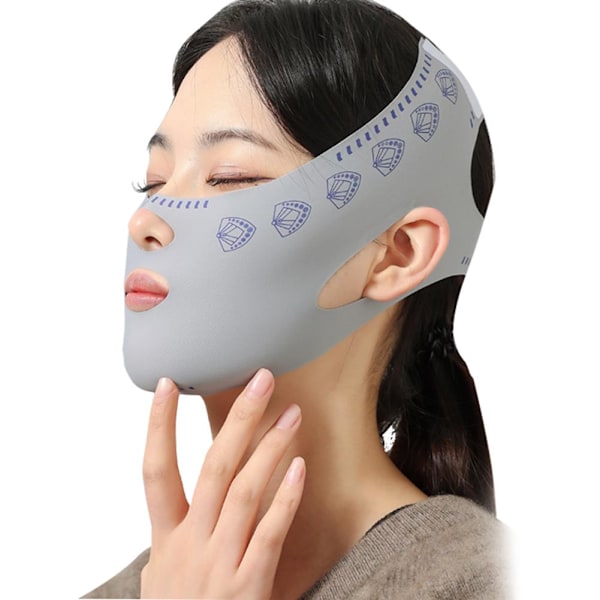 Skönhet Kvinnor Anti Rynk Ansikte Sovande Bantning Full V Bandage Mask Lyft Z7B6