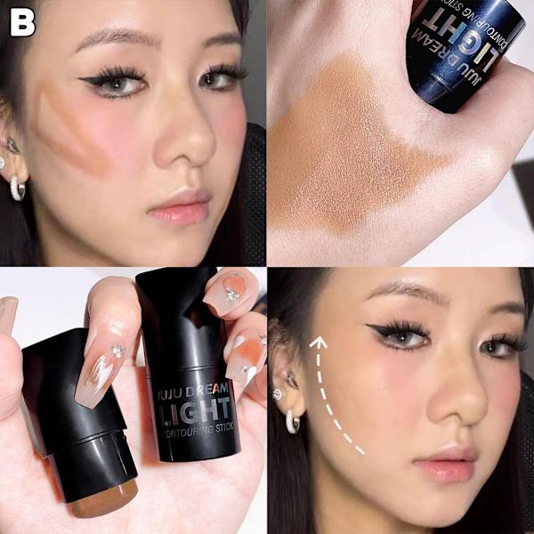 Juju Dream Highlighter Contour Stick Långvarig Naturlig 6.8g Smink Bronzer Contour Puder P0k8 04# 6.8g