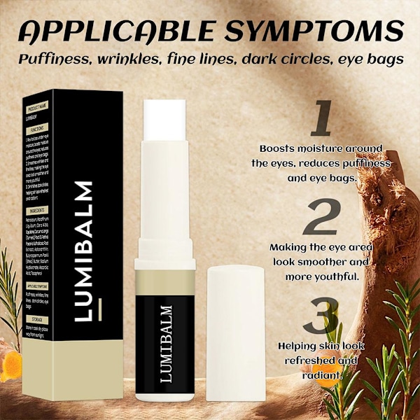 Lumibalm Stick för påsar under ögonen, Lumistick för ögonpåsar Het