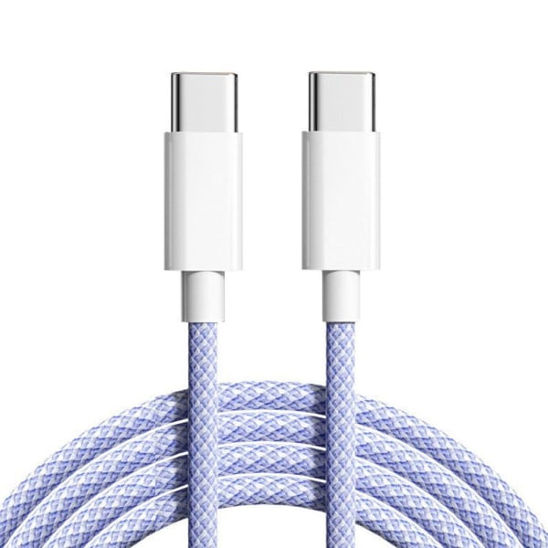 USB C-laddarkabel för iPhone 15 Pro, USB C till USB C-laddarhytt blue 1M