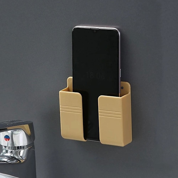 Mobiltelefonhållare Stativ För iPhone Väggfäste Hållare Självhäftande Stativ W0A ST black One-size