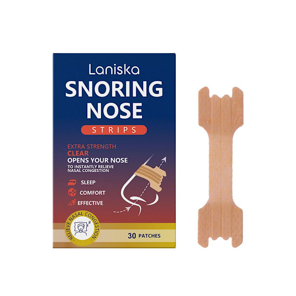 30 st Sömn Näsplåster Lindrar Snarkning På Natten, Njut Av Lugn På Natten B 30pcs