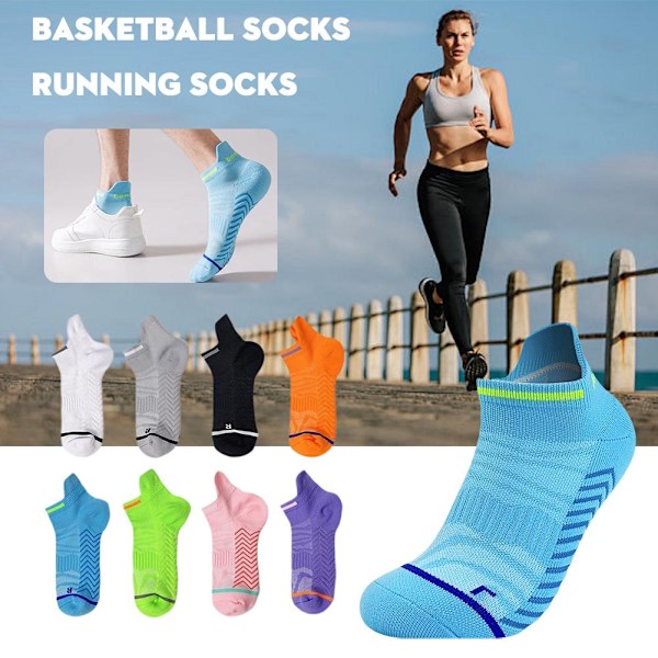 Snabbtorkande Löparskor Basketstrumpor Löpstrumpor Green L code [41-45 codes]
