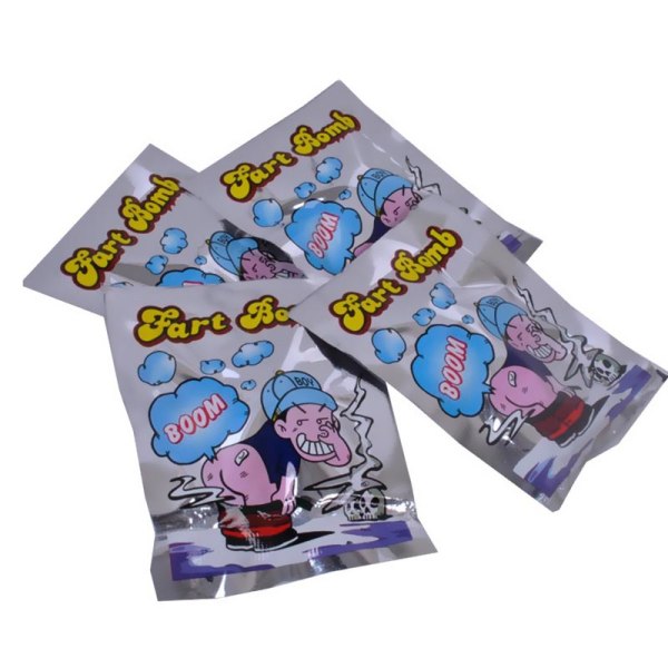 10/20/50x Fart s Bag Smelly Novelty Stink Prank gags Tri Transparent9 one-size 10pcs