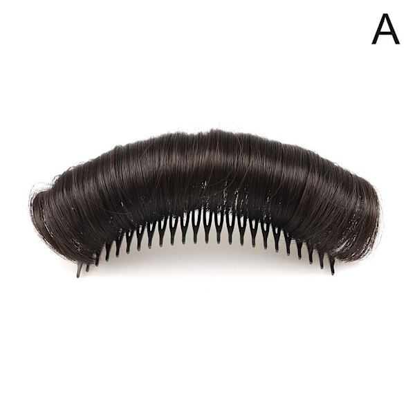 Magisk Osynlig Hårvolym Ökning Hårknut Maker Fluffig Svamp Pad Kam Puff C4T9 natural color 12cm/4.72 inch