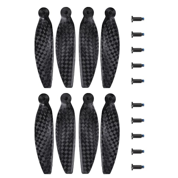 Kolfiber Lågbrus Propellrar för DJI Mini 4K/Mini 2 SE/Mini 2/Mini SE Tillbehör, Ersättningsblad Propellerdelar 8pcs for DJI Mini 4K