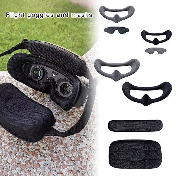 Flygglasögon och Masker För D JI AVATA2 GOGGLES 3^ F4Z9 Q1D5 Black suit For DJI AVATA2 GOGGLES 3