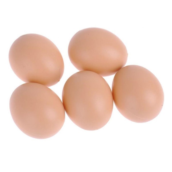 U&S 10/30 st Plast falska ägg, simulering konstgjorda ägg Reali Flesh4 one-size 10pcs