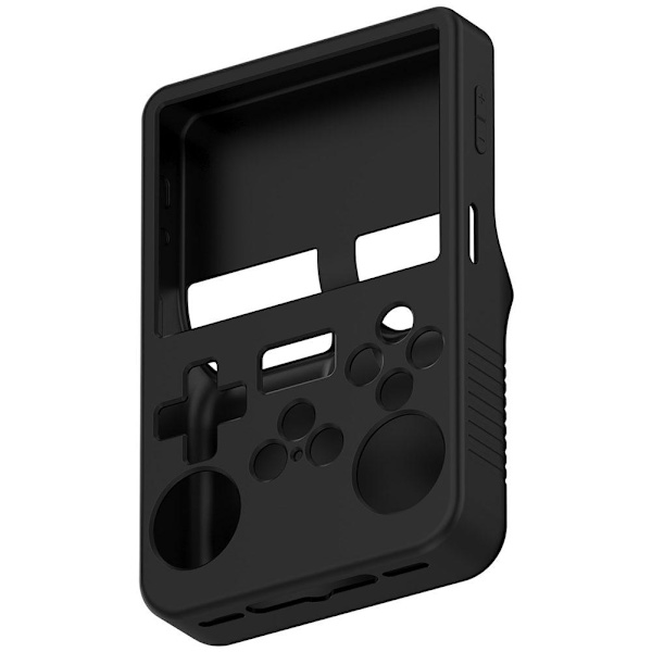 För R36S Handhållen Spelkonsol Förvaringsväska Skyddsfodral Silikonskyddsfodral$ black 1pcs