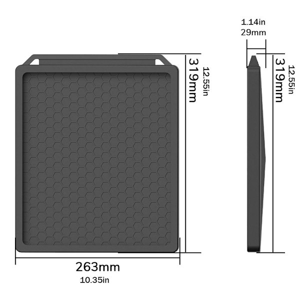 För Starlink Mini Fodral Skydd Skal Stöttåligt Reptåligt Nytt black For Starlink Mini
